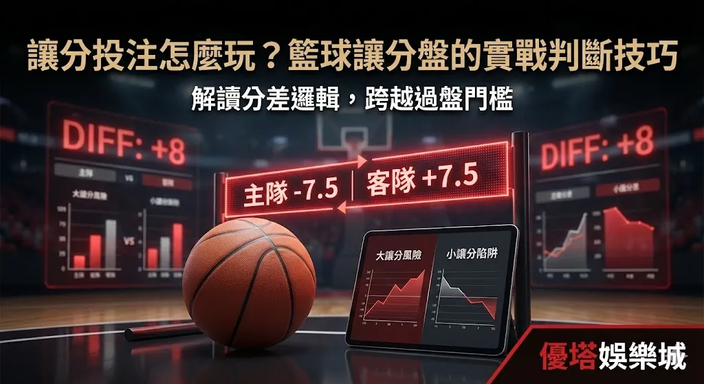 讓分投注怎麼玩？籃球讓分盤的實戰判斷技巧完整教學（優塔娛樂城）