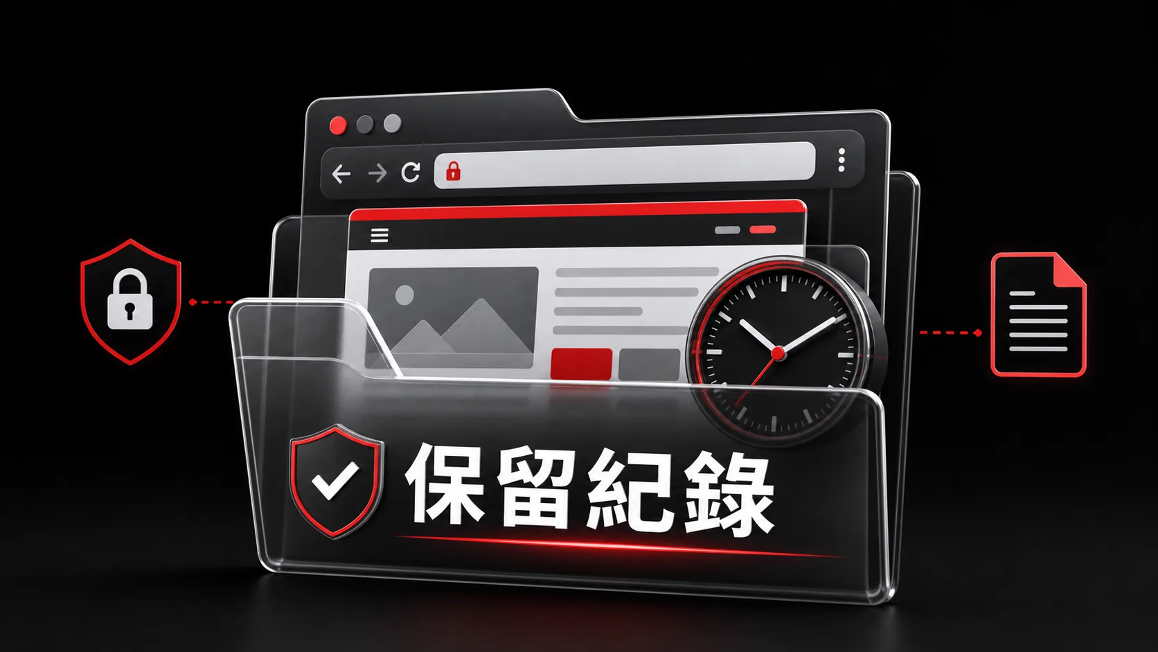 安全事件時間線範例，將通知時間、已完成動作與案件編號分開記錄