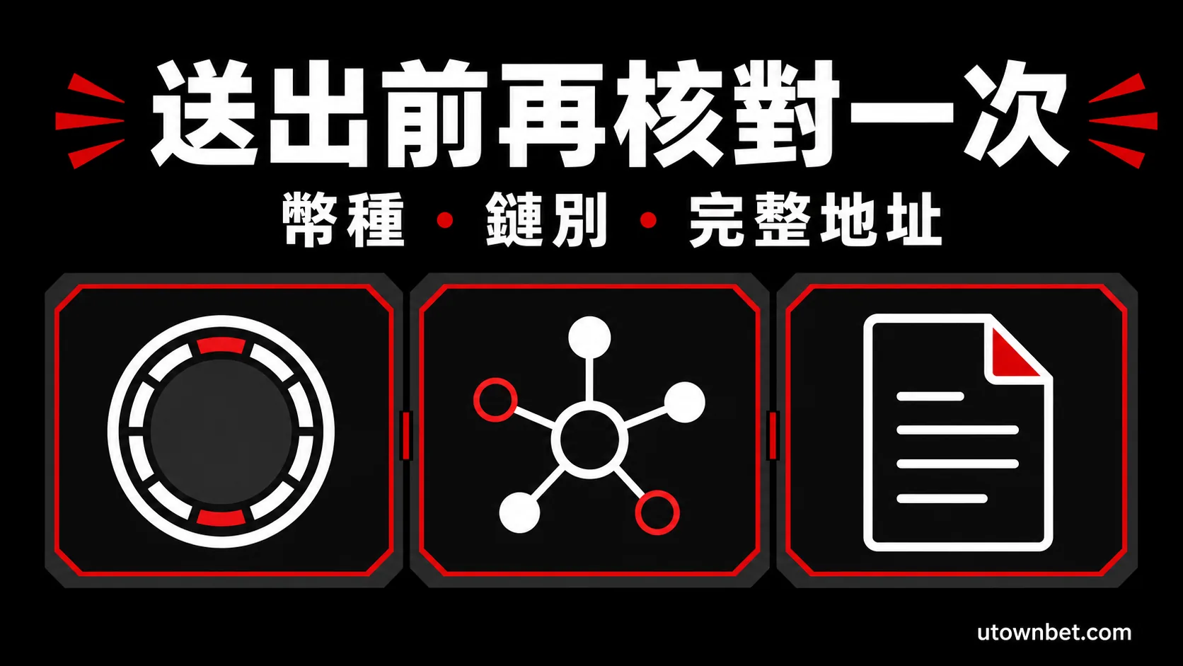 USDT 送出前最終核對重點圖示