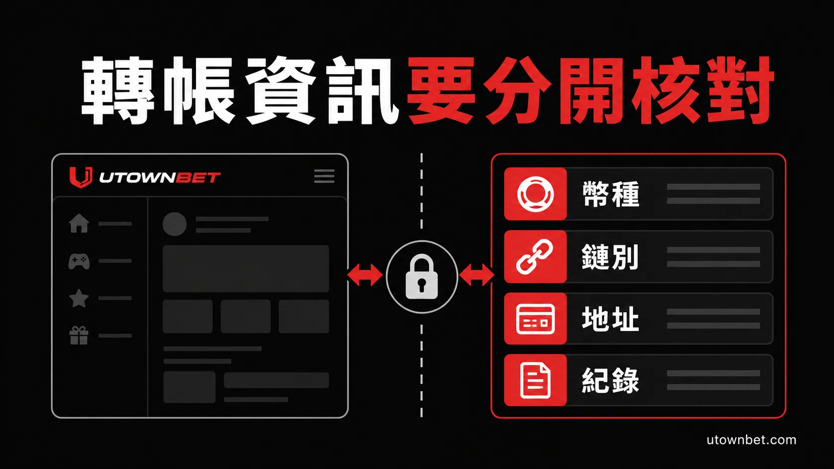 USDT 操作前核對鏈別、地址與交易紀錄的示意圖