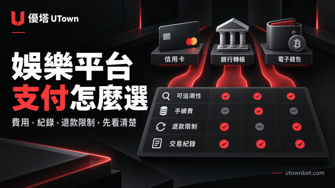 娛樂平台支付方式怎麼選?比較可追溯性、費用與退款限制精選圖片
